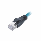 Genere maschio del rivestimento blu-chiaro del cavo RJ45 8P8C della toppa di Ethernet Cat7 dell'AWG 24