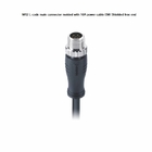 CA M12 L codice 5 Pin Connector di 5M Sensor Actuator Cable 16A 690V